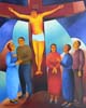 12.Jesus dies on the cross - 50cm x 40cm - oil on canvas